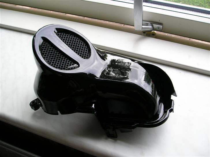 Yamaha Jog As Solgt - indspartelt køleskjold, og lakert blanksort.. Nice..  billede 14