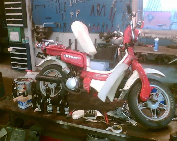 Suzuki FZ 50 solgt  - Sådan seer den ud nu efter jeg fik den den 6/4 billede 3