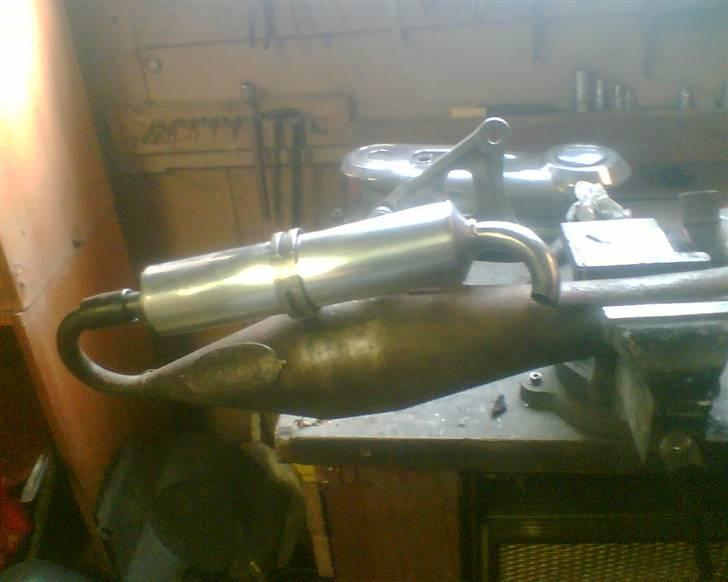 Yamaha Jog - Solgt - - Min Evo1 Udstødning efter en polering :) billede 18