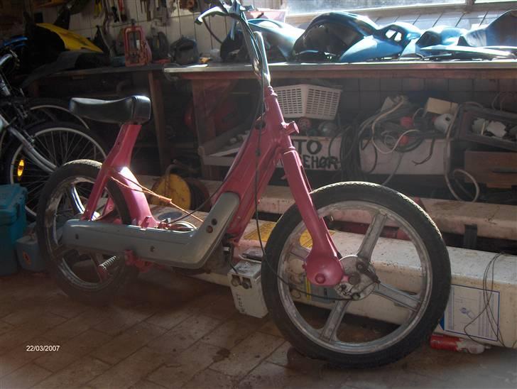 Piaggio ciao byttet til crosser billede 2
