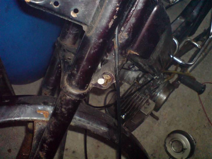 Puch Maxi S BYTTET - Original styrlås.. billede 2