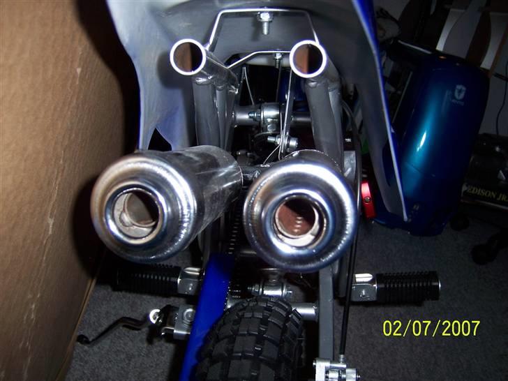 MiniBike mini bike (solgt) - udstødningen billede 3
