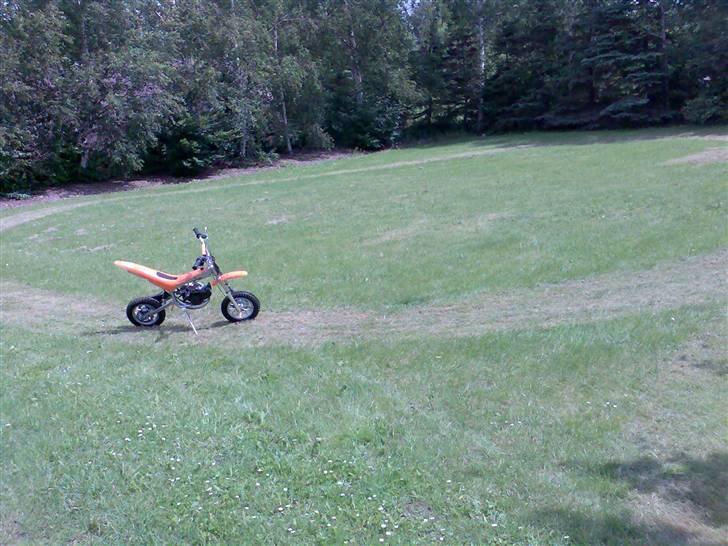 MiniBike trail bike 49ccm. - på banen billede 8