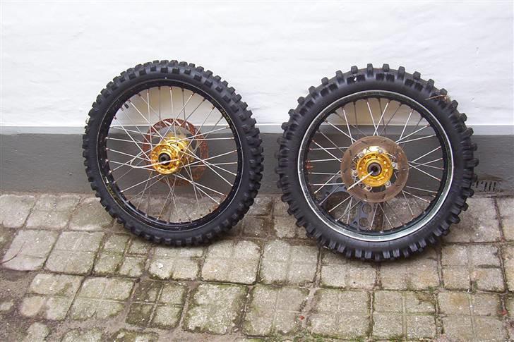 KTM SXS 125 - mine sorte exel fælge med tallon guld nav.. ska lige pudses billede 20