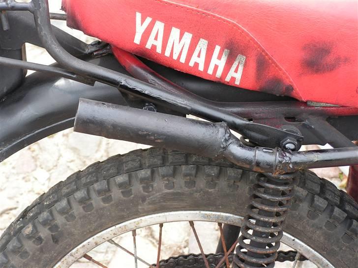 Yamaha TY 50 ( Projekt ) byttet - Udstødningen : ) den ser lidt spøjs ud synes jeg :P billede 5