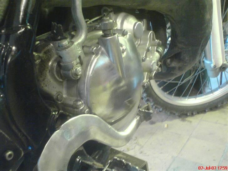 Yamaha yz 125 Tilsalg - koblingshuset bemærke bremse pedalen spejles haha billede 15