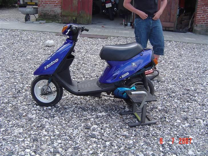 Yamaha jog byttet til rally - sådan ser den ud nu der er sket noget billede 1