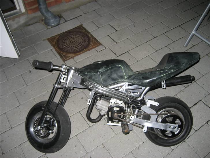MiniBike pocket bike ''Solgt'' billede 3