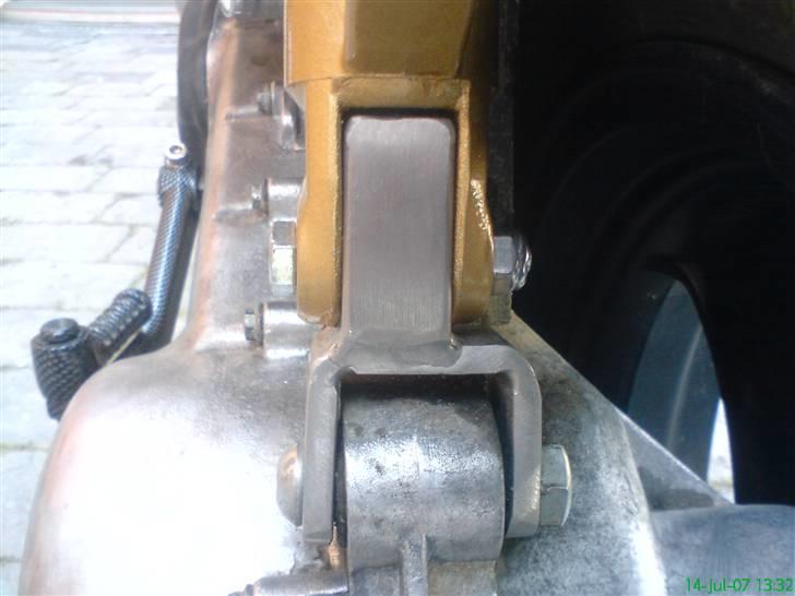 Piaggio * Nrg Solgt - Hjemmelavede rustfri stål beslag, da den normalt overhovedet ik passer på en Nrg,, billede 19