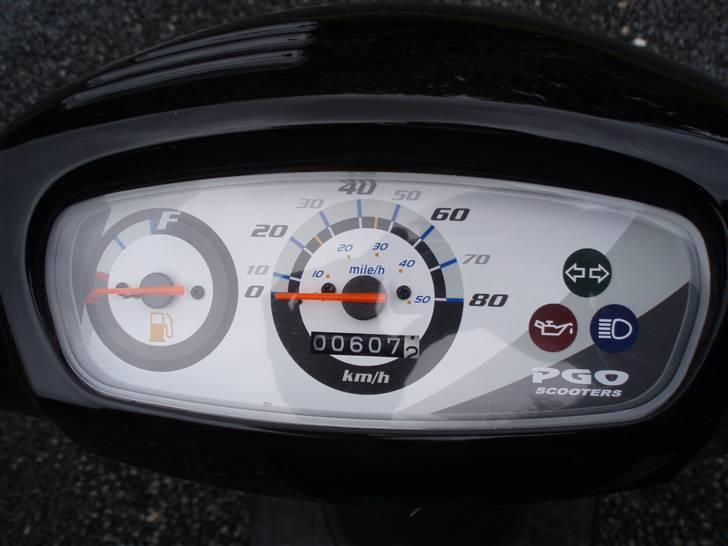 PGO Hot 50 - Bemærk det lave km tal! taget d. 14 juli ´07 billede 8