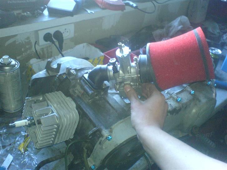 Piaggio Nrg . solgt - Motoren da den var samlet færdiq . billede 17