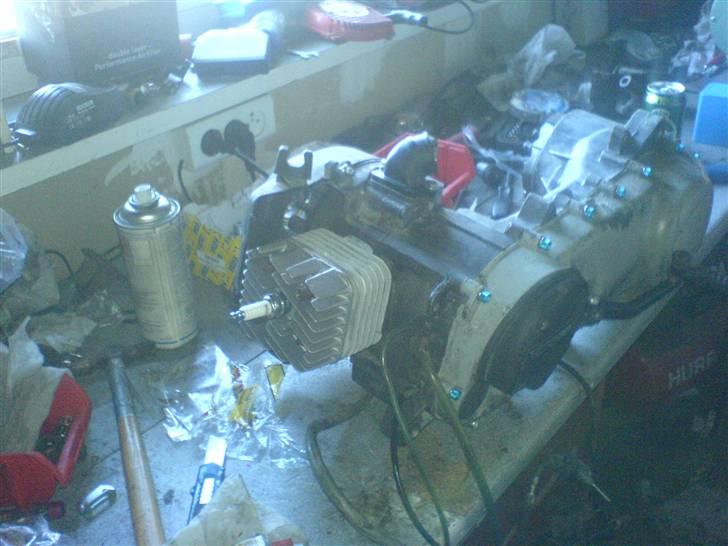 Piaggio Nrg . solgt - Motoren færdiq samlet . billede 19