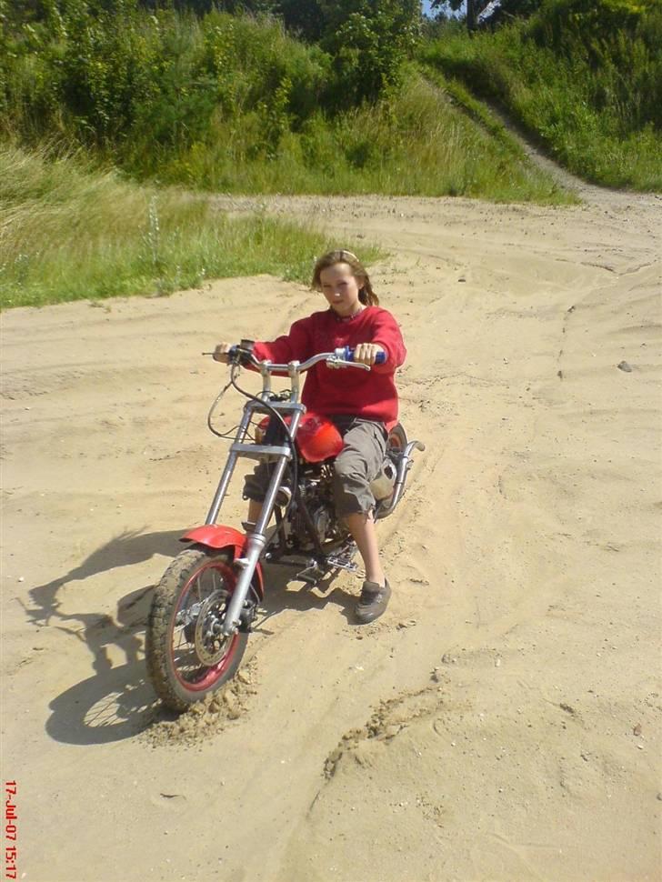 MiniBike chopper SOLGT billede 3