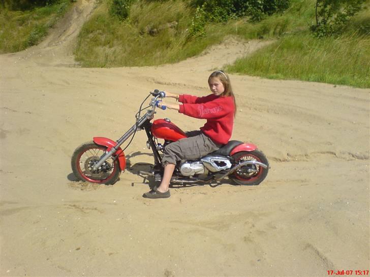 MiniBike chopper SOLGT billede 5