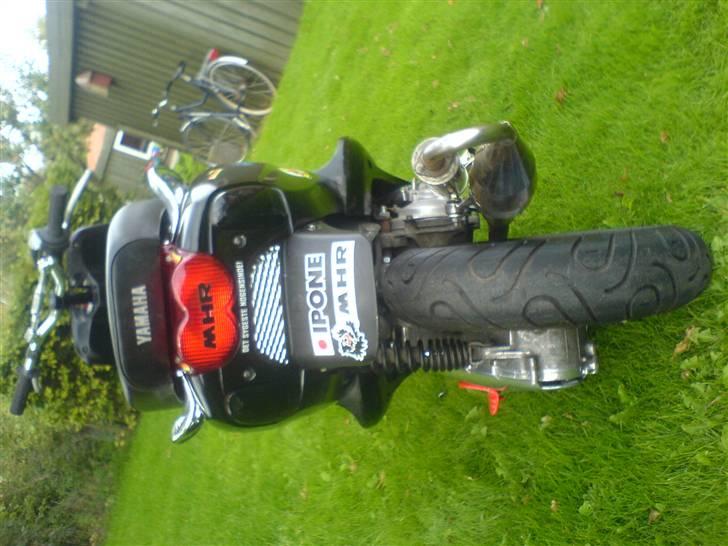 Yamaha Neos Lc  Black  SOLGT - Så har den sku fået lidt lak og div. stickers, skriv gerne hvad i synes om den.... billede 7