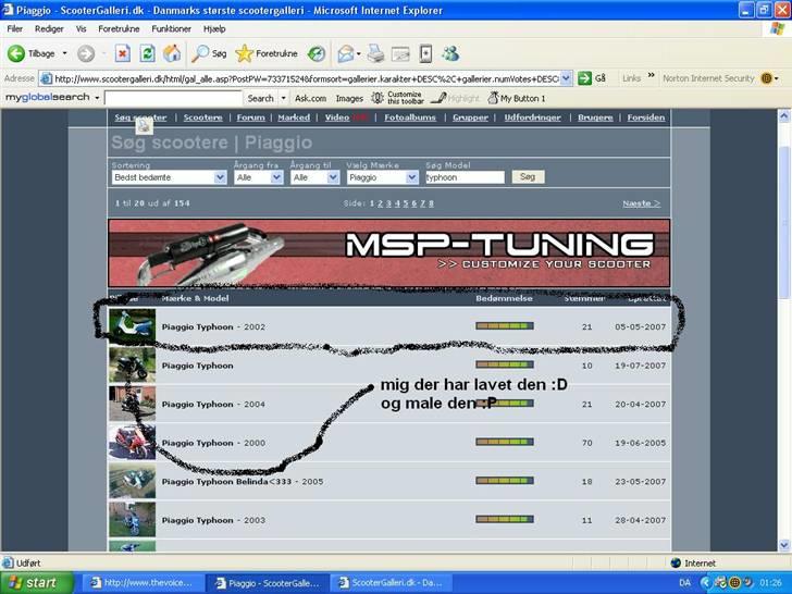 Piaggio typhoon solgt billede 11