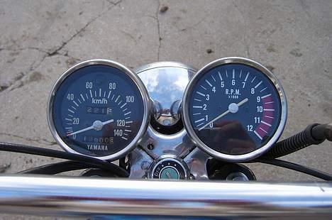 Yamaha 4 Gear DX (Solgt) - Speedo og omdr. tæller billede 8