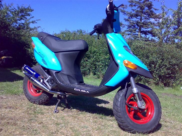 Gilera Stalker (SOLGT) - nyt pic.. mangler stadig at male fælge hvide og indreskjolde hvide og blank blinklysglas. billede 14