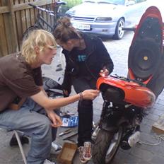 Aprilia SR50 LC DD solgt i dele!