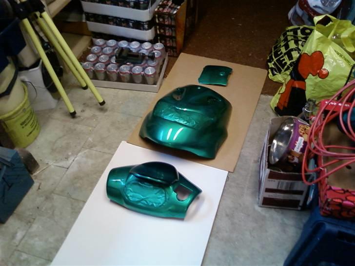 PGO hot 50 |Byttes med Jog R| - Her er speedometerskjoldet også blevet malet billede 11