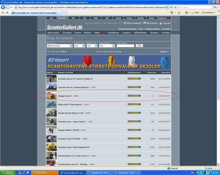 Piaggio Zip Gl *Solgt* - hmm 3 bedst bedømte på hele galleriet.. ikke dårligt :P billede 12