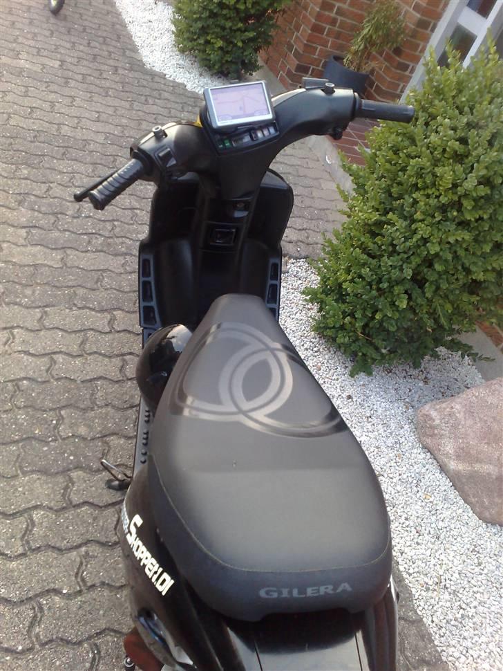 Gilera stalker byttet til sonic - med digital speedometer og gps billede 13