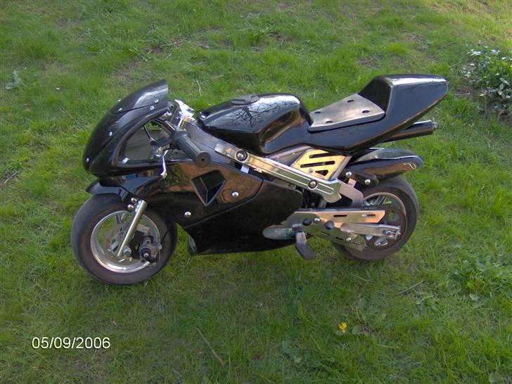 MiniBike pocketbike (solgt) billede 2