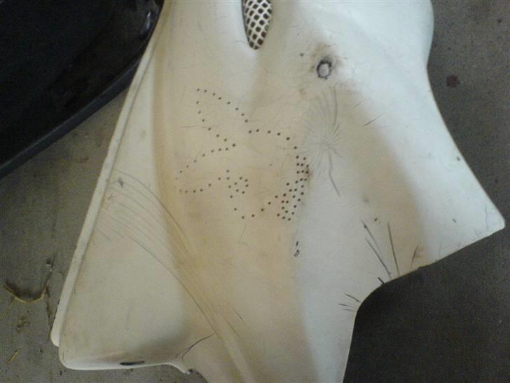 CPI popcorn (projekt) solgt.  - klappen jeg havde købt den af havde boret en playboy kanin i skjoldet billede 6