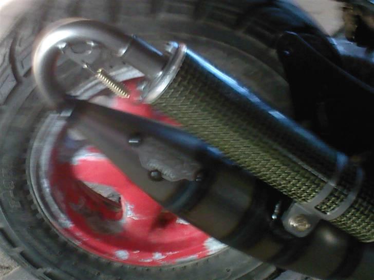 Yamaha Bws ng MHR AC - det nye udstødning. billede 2