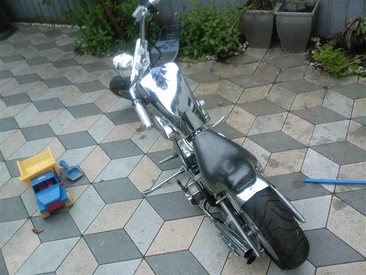MiniBike min chopper - os bagved billede 5