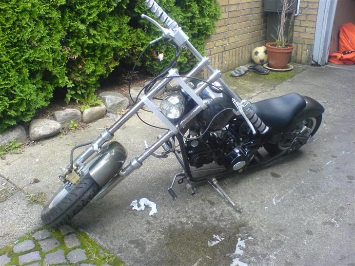 MiniBike Chopper 125cc *BYTTET* billede 1