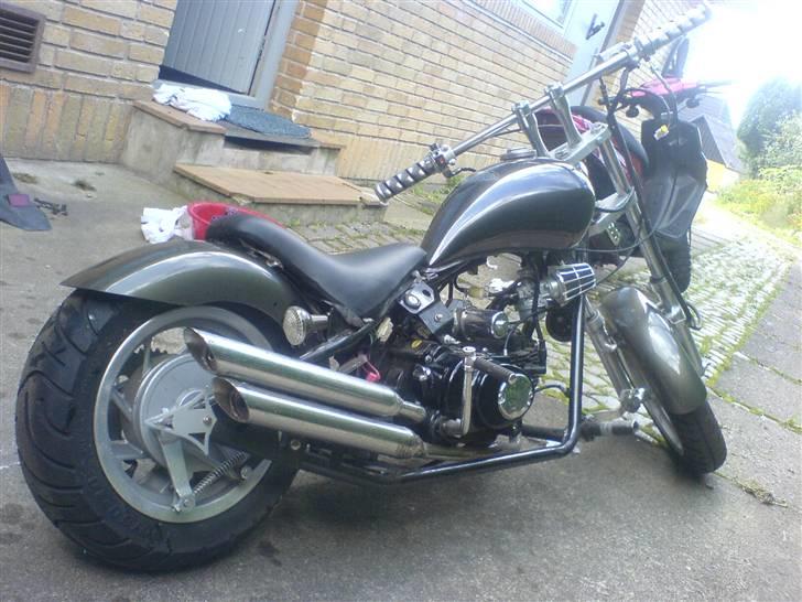 MiniBike Chopper 125cc *BYTTET* billede 3