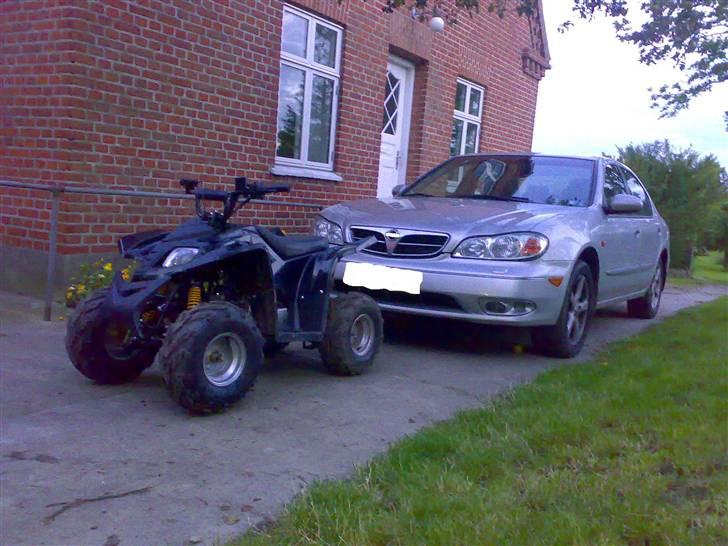 MiniBike Honda licens atv - Min atv og min fars bil (: billede 3