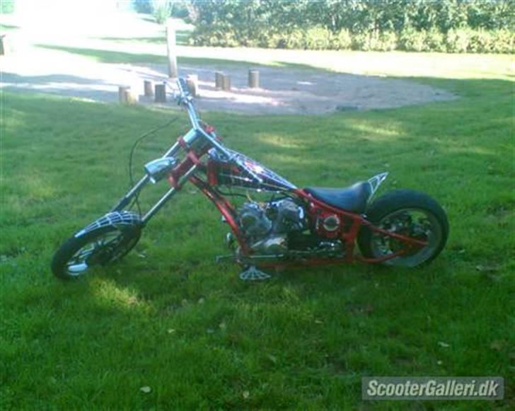 MiniBike chopper #SOLGT# billede 3