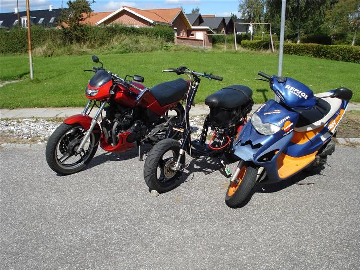 Piaggio typhoon (solgt i dele) - min sfx og typhoon og mi brors mc billede 1