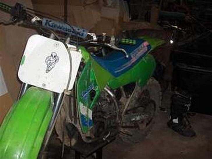 Kawasaki 125 ccm crosser solgt  billede 2