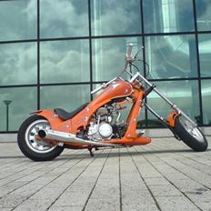 MiniBike mini chopper solgt