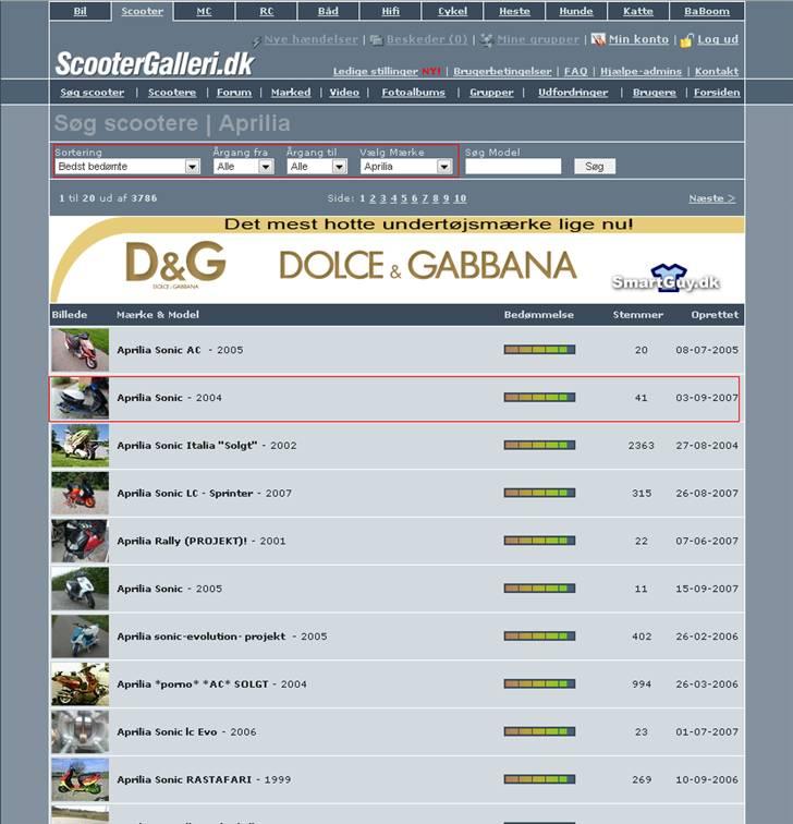 Aprilia Sonic - solgt - billede 5