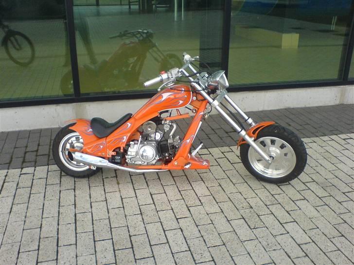 MiniBike mini chopper solgt billede 2