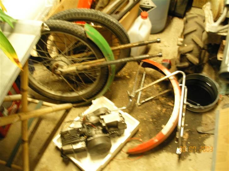 Puch Maxi K -projekt- - alt er skilt ad, klar til at blive ordnet ! billede 11