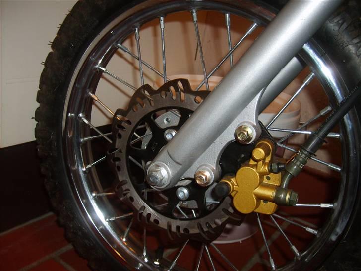 MiniBike Dirtbike [ Sæby's] SOLGT - bølge skiven foran :D  billede 4