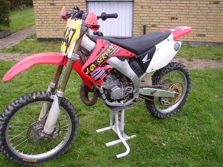 Honda CR 125 >SOLGT< - JØ klister- Før. Honda Racing billede 2