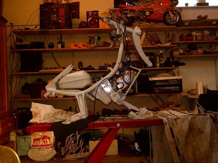 Veteraner simson schwalbe KR 51/2 - ja så dan står den lige nu billede 1