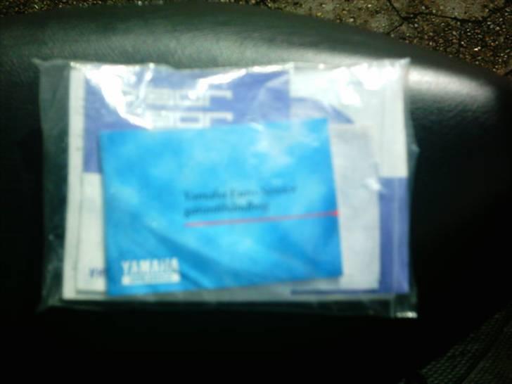 Yamaha Jog Space **Solgt** - Alle originale papirer,kvitteringer, servicebog, indstruktion ja alt originalt billede 7