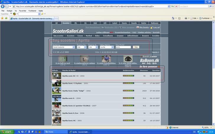 Aprilia sonic  AC ; solgt. - første plads (: billede 15