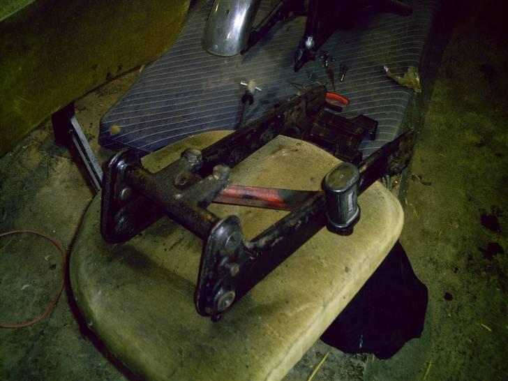 Puch monza 3gear - bagsvingeren før den blev malet billede 12