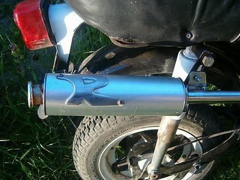 Honda Dax solgt - min hjemme lave udstødning billede 4