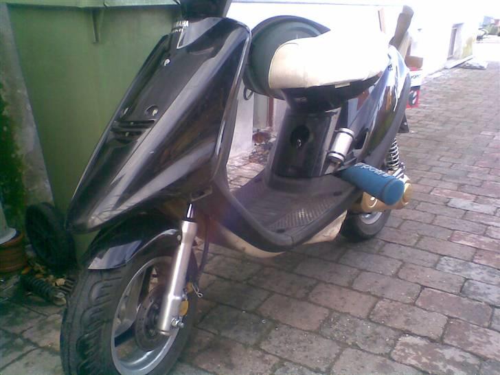 Yamaha Jog Fs >>Solgt i dele:'(  - gamle billede som den så ud før vinterprojekt gik i gang. :D billede 8