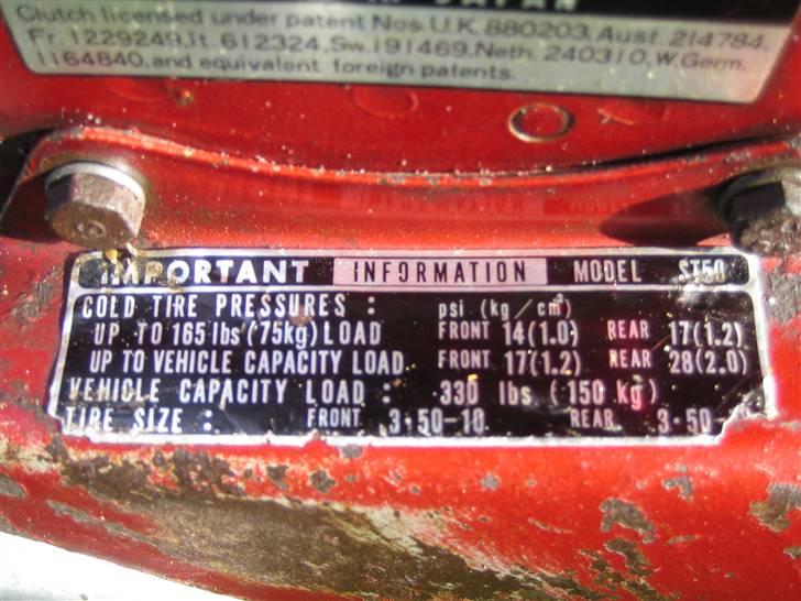 Honda Dax ST50 100% org. SOLGT - Originalt billede 13