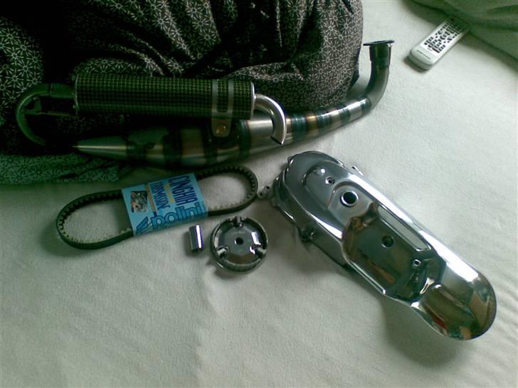 Yamaha Jog Stjålet. - Mit helt nye tun, c21, Polini rem, Polini speed Control og kickstarterskjold. billede 5